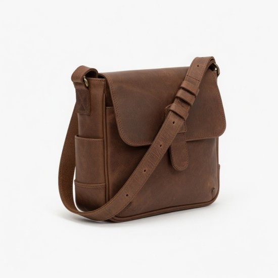Leather Crossbody Bag Vintage for Women Style 2667