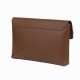 Brown Leather Clutch Suede for Women