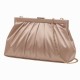 Satin Clutch Pleated Chain Strap for Women