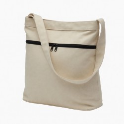 Tote Bag Zipped Shoulder Twin for Women