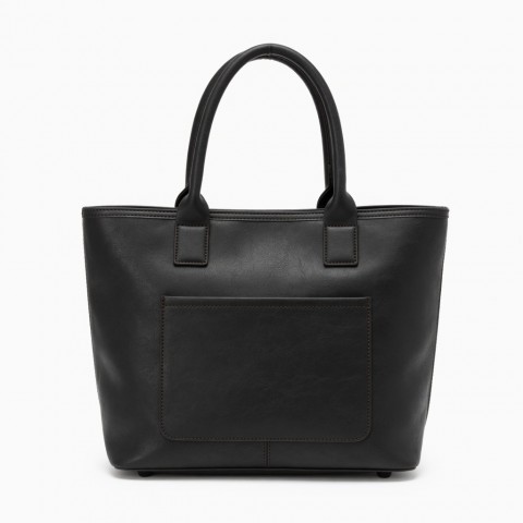 Faux Leather Tote Bag for Women