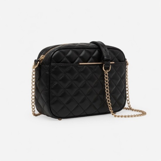 Quilted Crossbody Bag Chain Strap for Women