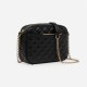 Quilted Crossbody Bag Chain Strap for Women