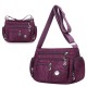 Crossbody Bag Nylon Zip Shoulder Strap for Women