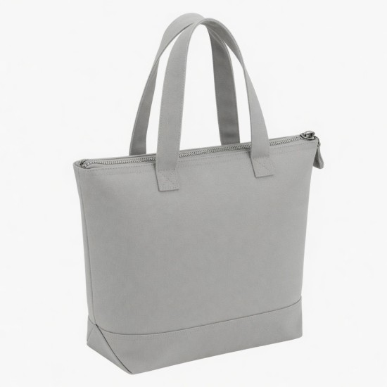 Tote Bag Zipped Multi Silver Zip for Women
