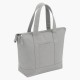 Tote Bag Zipped Multi Silver Zip for Women
