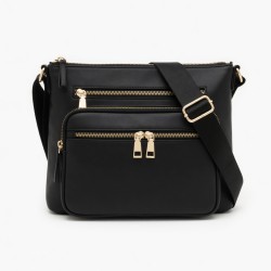 Crossbody Bag Zipped Multi Gold Zip for Women