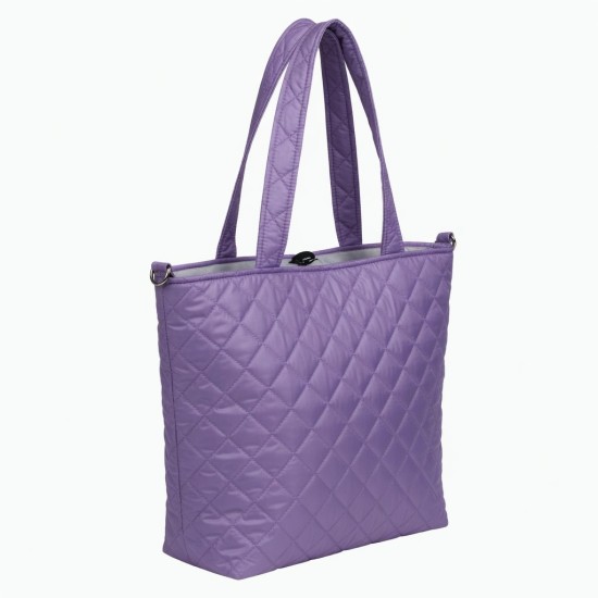 Quilted Tote Bag Polyester for Women