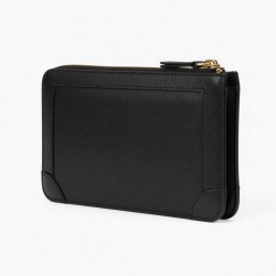 Leather Clutch Zipped Wallet for Women