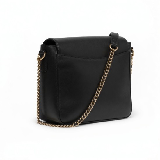 Leather Crossbody Bag Chain Strap for Women