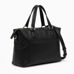 Black Handbag Initial Work for Women