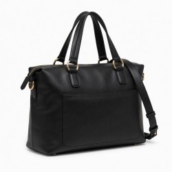 Black Handbag Initial Work for Women