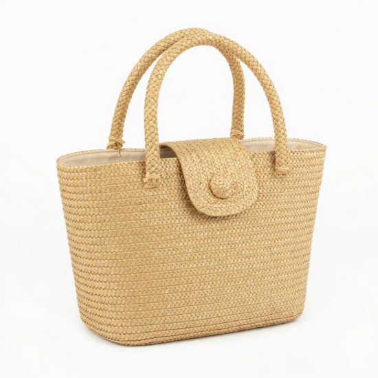 Straw Handbag Woven Lightweight for Women