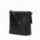 Black Leather Crossbody Bag Shoulder for Women