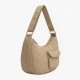 Quilted Shoulder Bag Crescent for Women