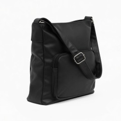 Faux Leather Shoulder Bag Pockets for Women