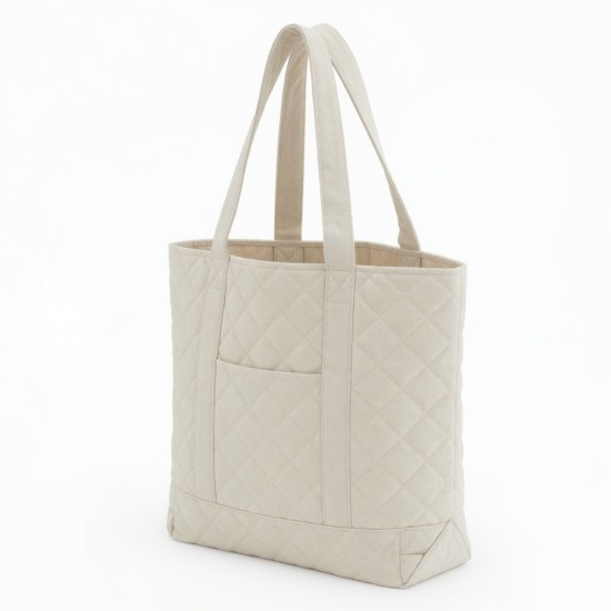 Canvas Tote Bag Quilted for Women