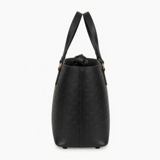 Leather Tote Bag Embossed for Women