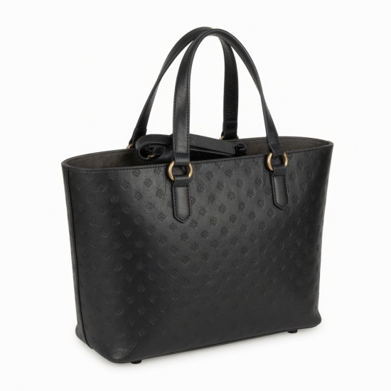 Leather Tote Bag Embossed for Women