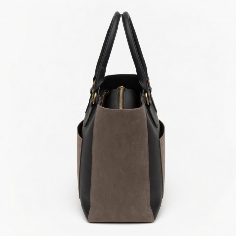 Leather Tote Bag Suede for Women