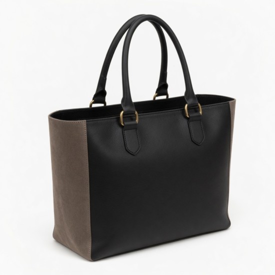 Leather Tote Bag Suede for Women