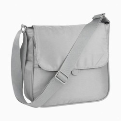 Crossbody Bag Triple Silver Polyester for Women