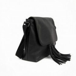 Faux Leather Crossbody Bag Tassel for Women