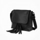 Faux Leather Crossbody Bag Tassel for Women