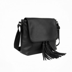 Faux Leather Crossbody Bag Tassel for Women
