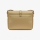 Gold Leather Crossbody Bag for Women