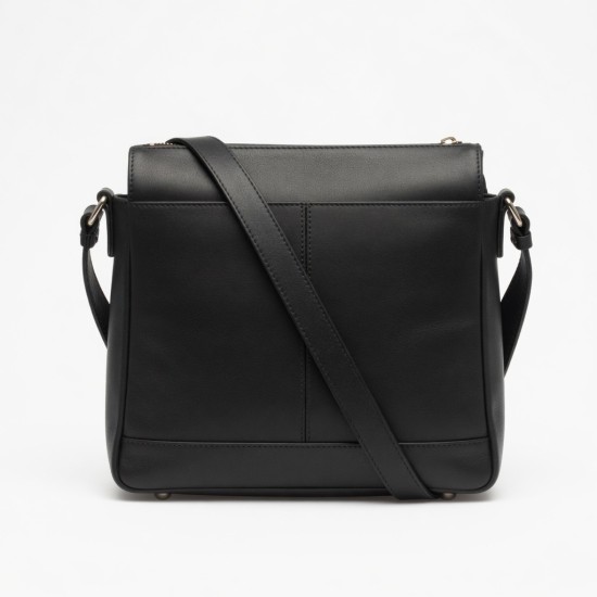 Leather Crossbody Bag Zipped for Women