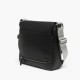 Leather Crossbody Bag Silver Nylon for Women