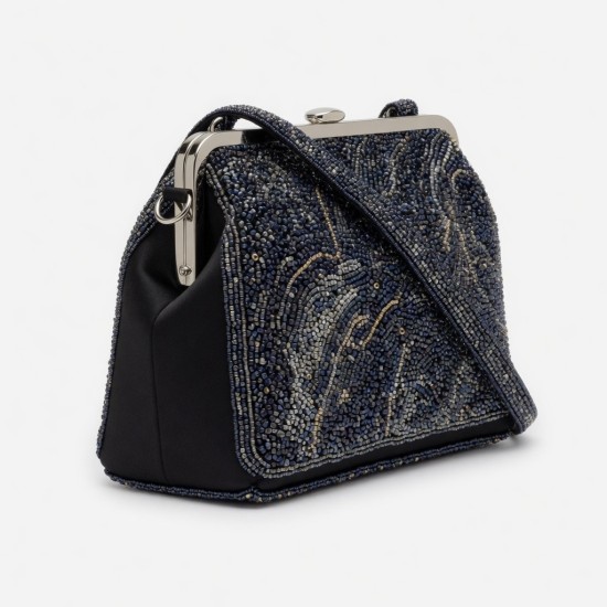 Crossbody Bag Beaded Evening Shoulder for Women