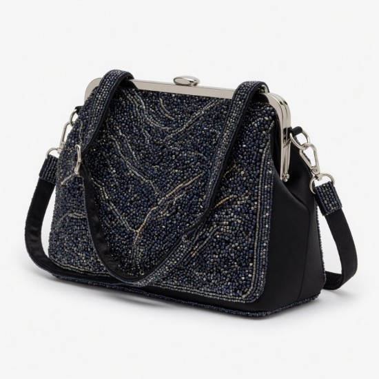 Crossbody Bag Beaded Evening Shoulder for Women